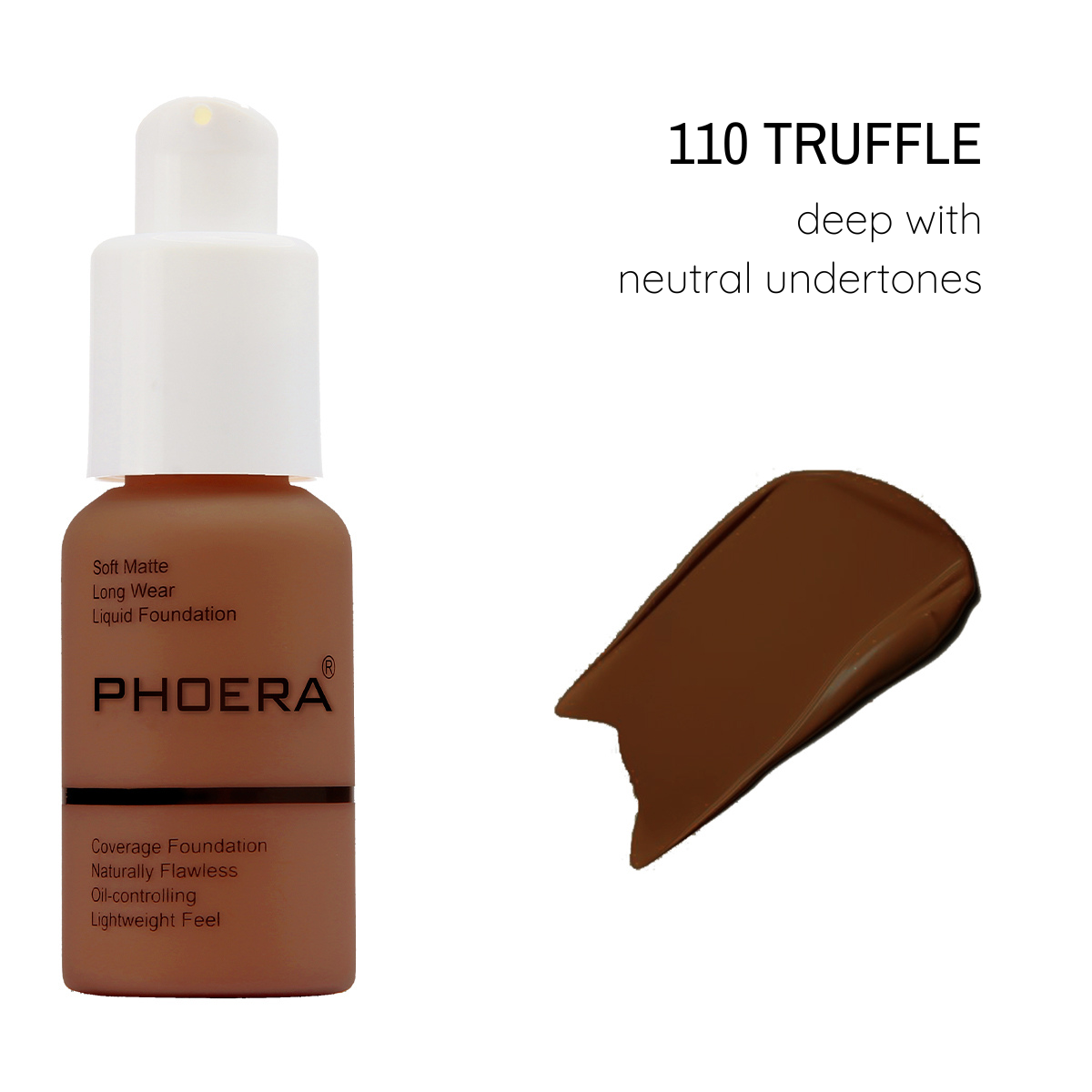 Base Liquid Matte - Phoera Makeup Europe