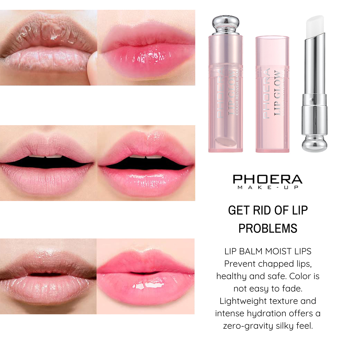 Lip Glow - Bálsamo Labial PHOERA