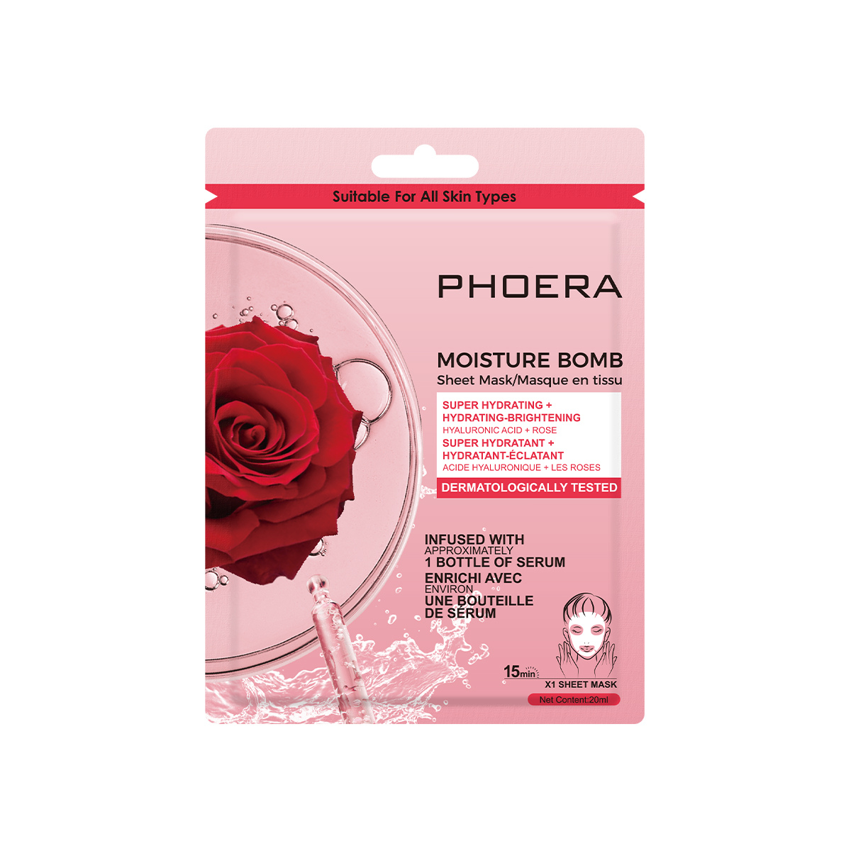 Masque facial en tissu Moisture Bomb