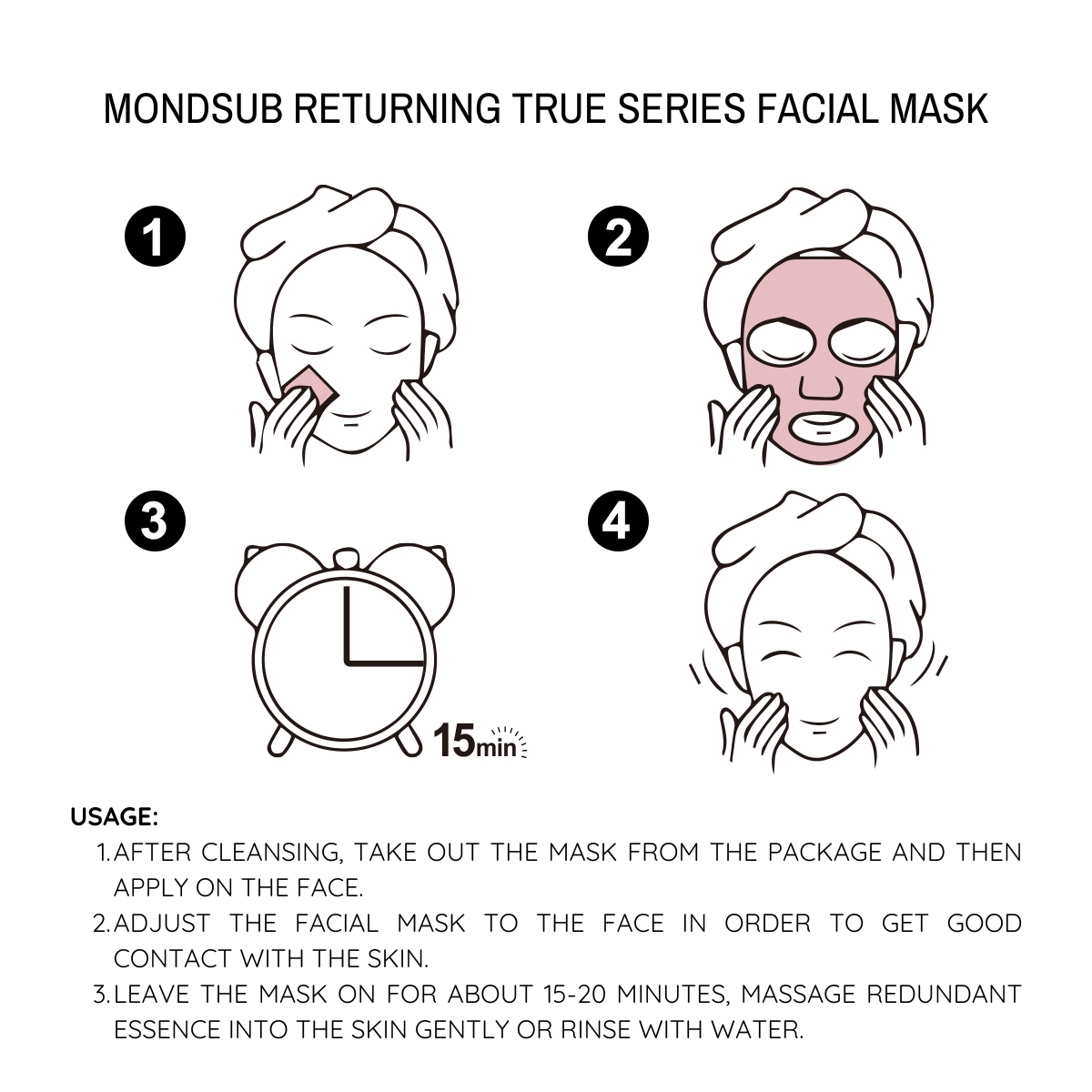 Masque facial en tissu Moisture Bomb