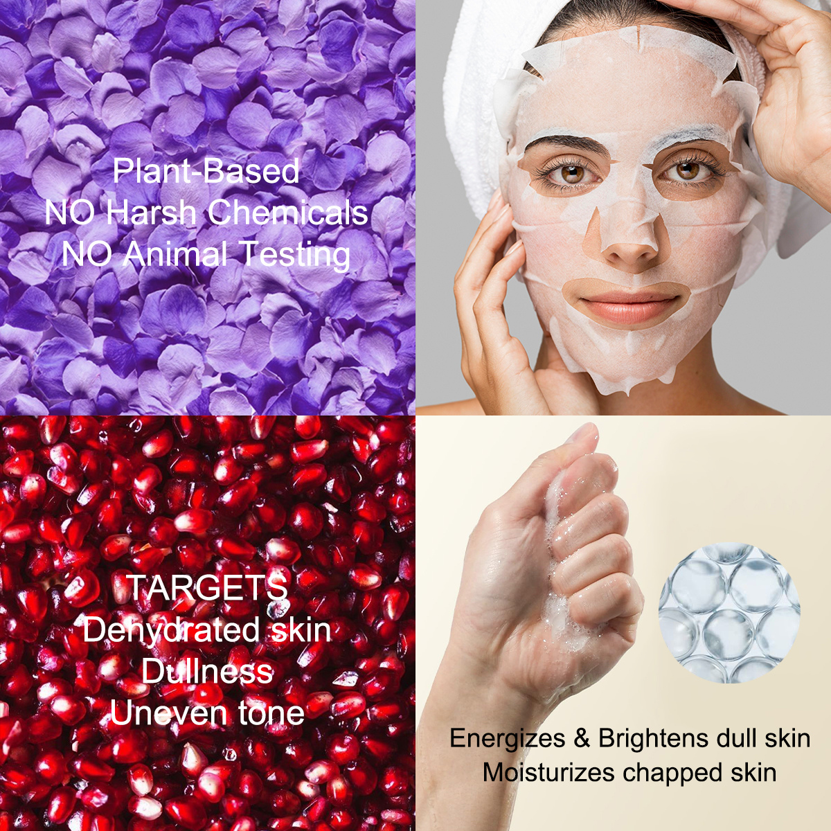 Masque facial en tissu Moisture Bomb