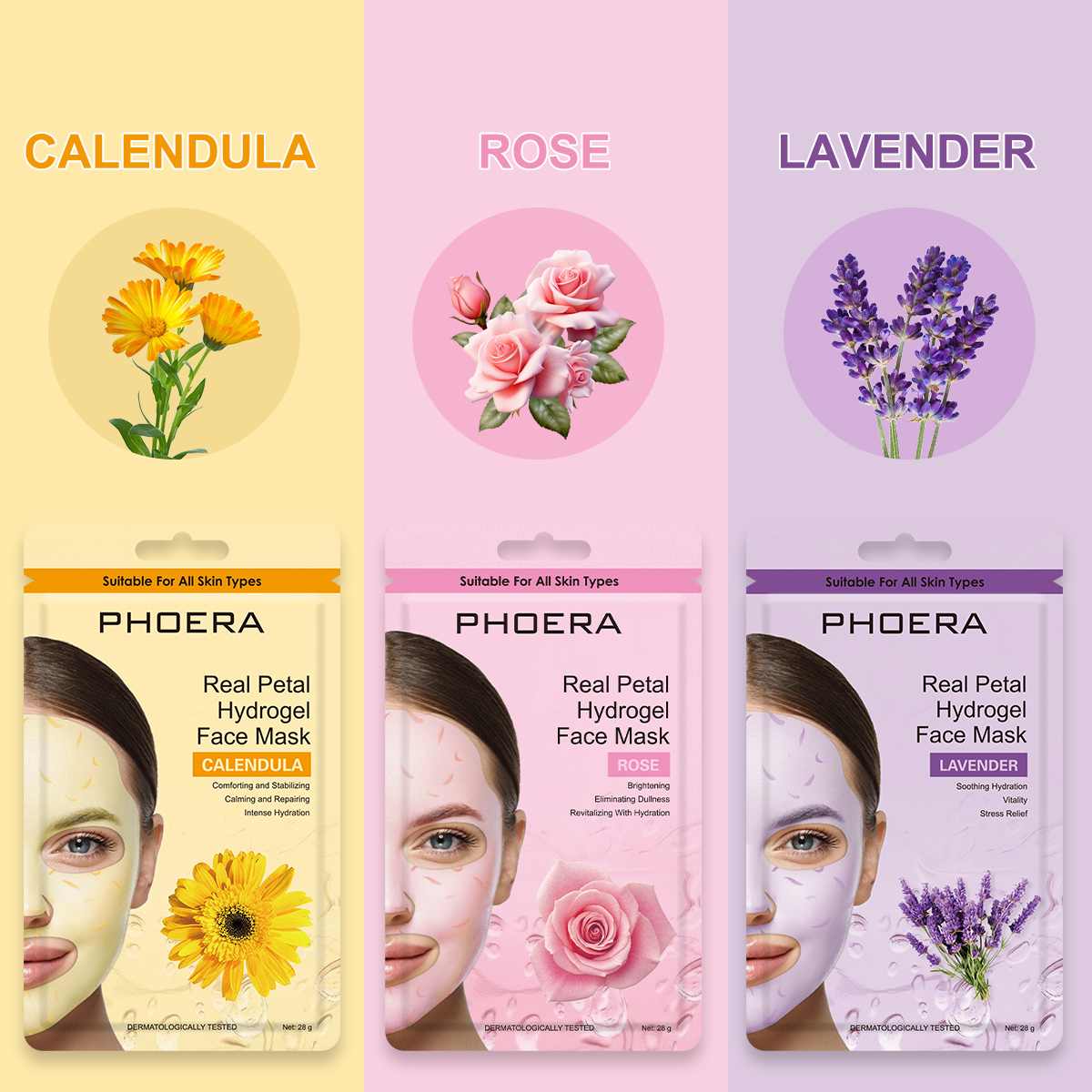 Máscara Facial de Hidrogel