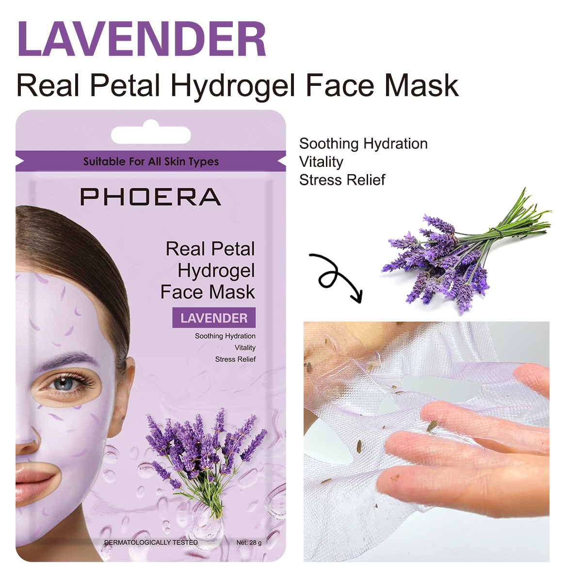 Máscara Facial de Hidrogel