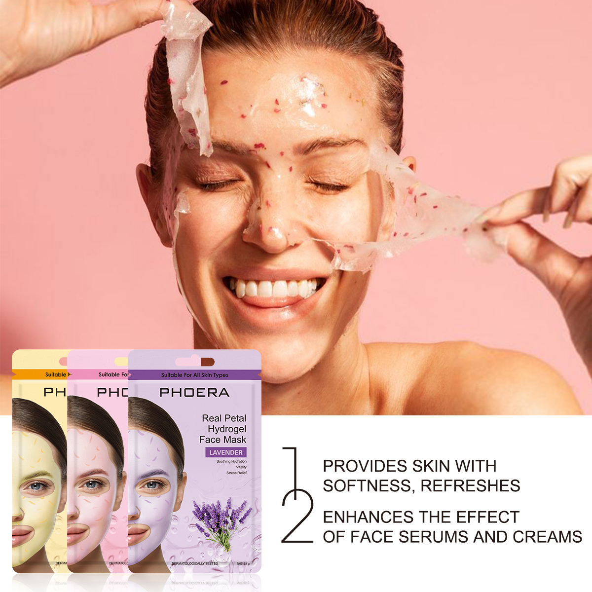 Máscara Facial de Hidrogel