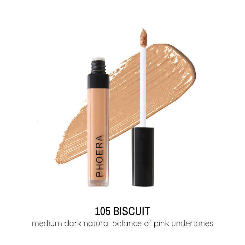 Corretor Liquido de Alta Cobertura - Phoera Makeup Europe
