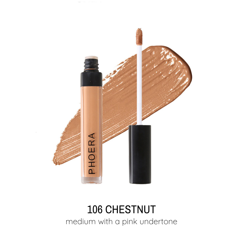 Corretor Liquido de Alta Cobertura - Phoera Makeup Europe