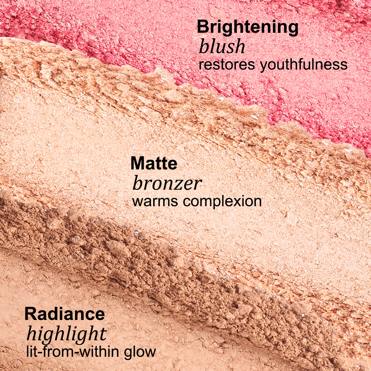 Bronzer 3 en 1