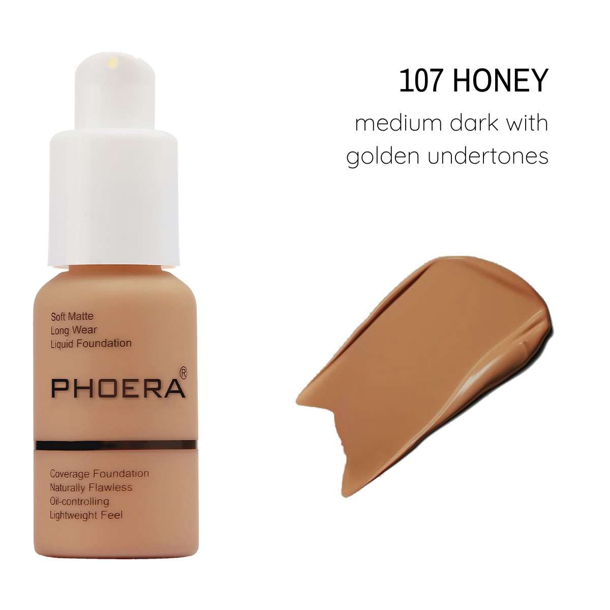 Base Liquid Matte - Phoera Makeup Europe