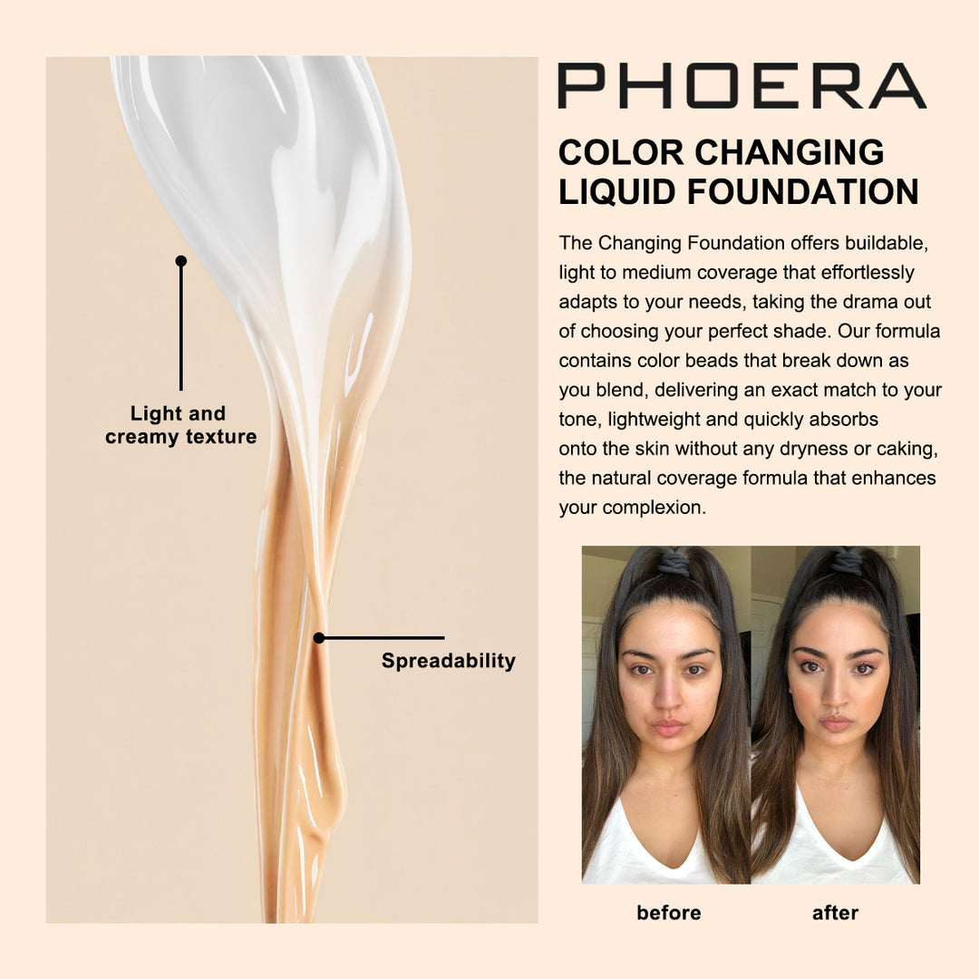 Base de maquillaje líquida - ajustable al color