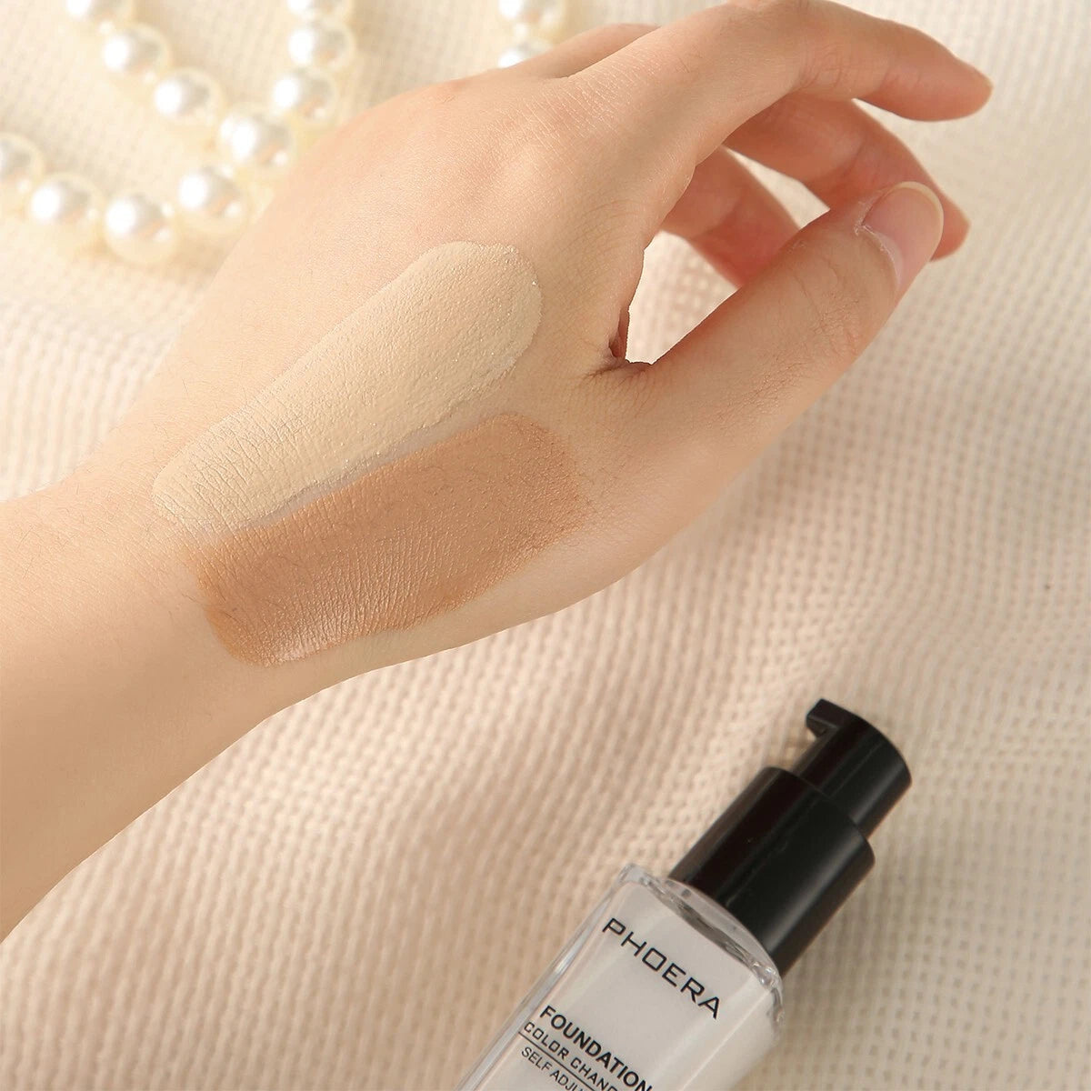 Base de maquillaje líquida - ajustable al color