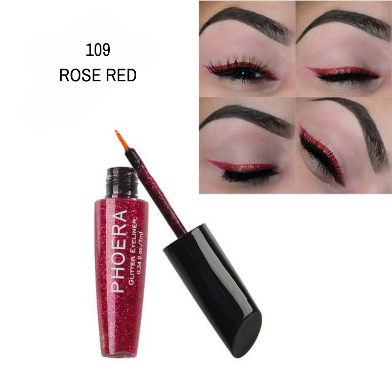 Glitter GLAM Eyeliner - Phoera Makeup Europe