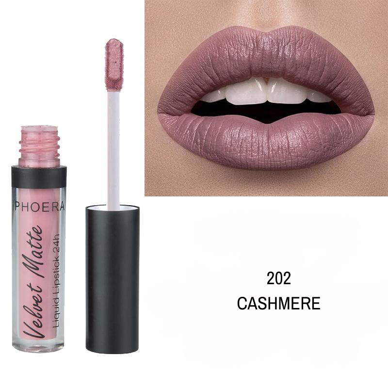 Baton Líquido Velvet Matte 24h - Phoera Makeup Europe