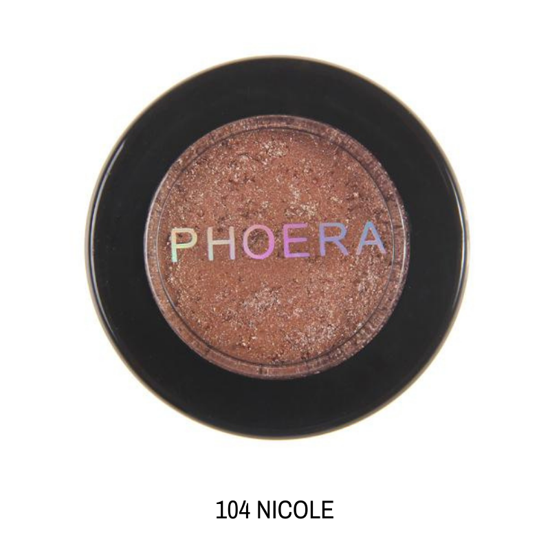 Sombras Individuais Shimmer - Phoera Makeup Europe