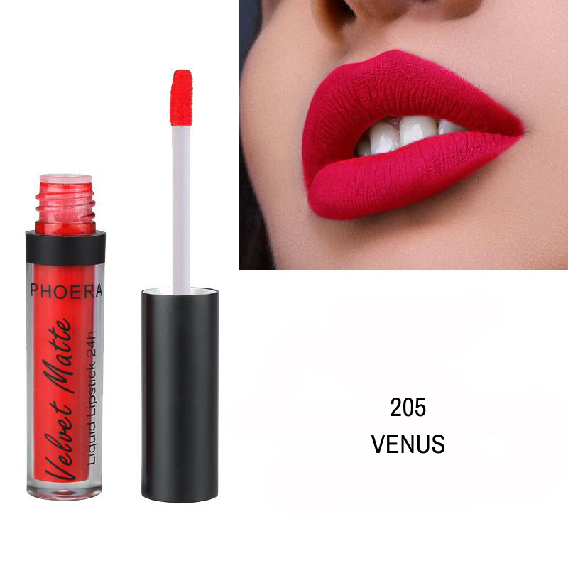 Baton Líquido Velvet Matte 24h - Phoera Makeup Europe