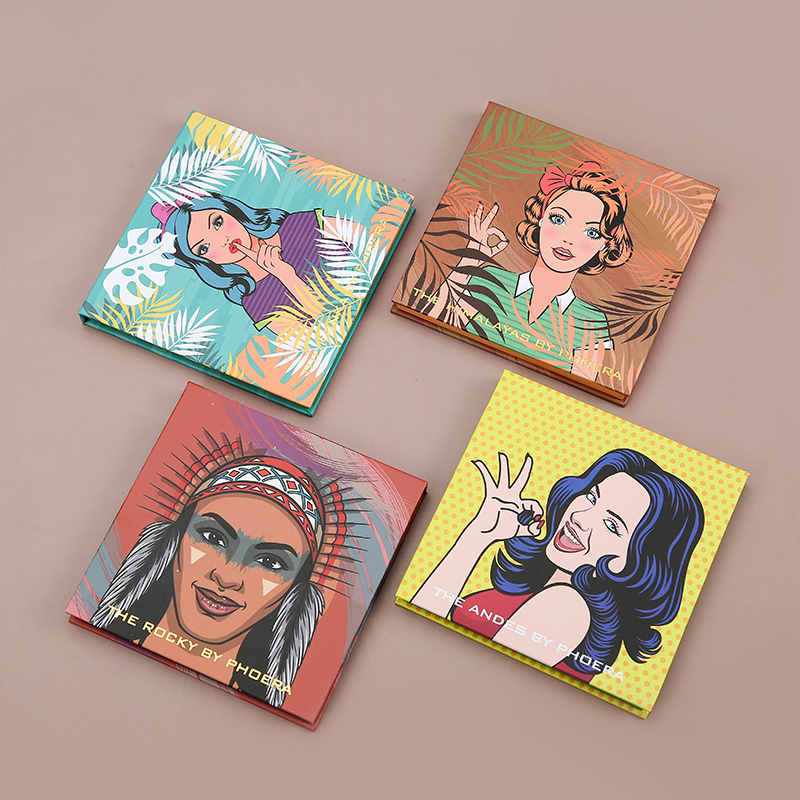Paletas de 9 Sombras - Phoera Makeup Europe