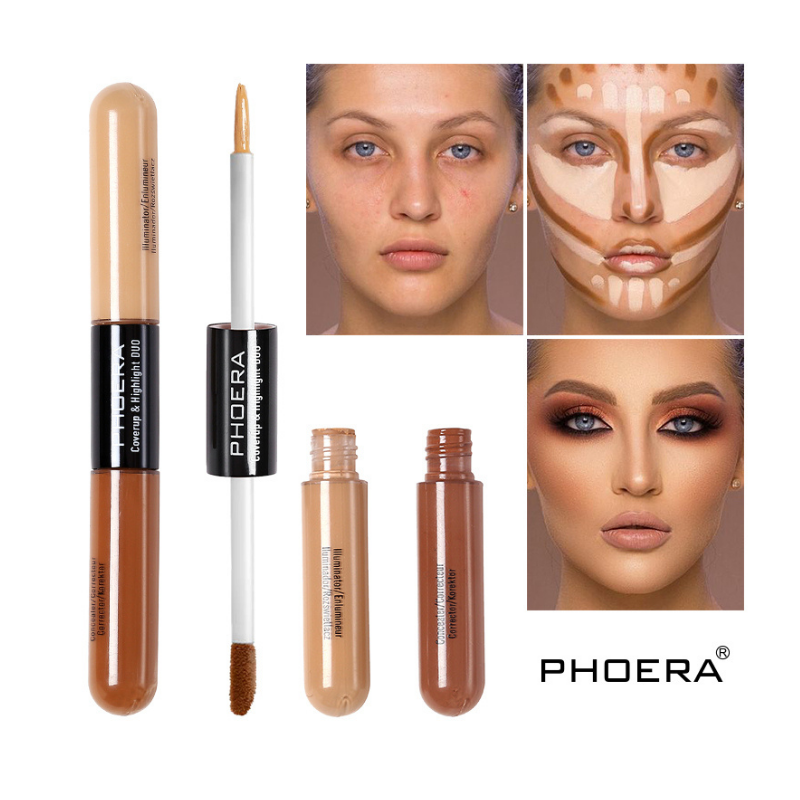 Sculpt & Highlight - Face Duo - Phoera Makeup Europe