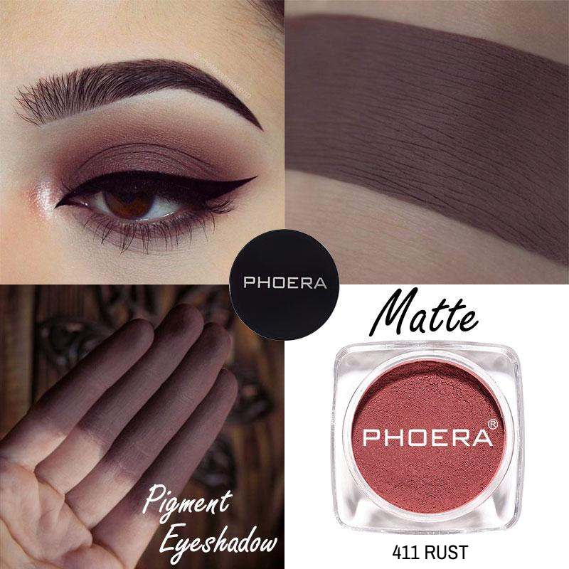 Pigmentos soltos - Mate - Phoera Makeup Europe