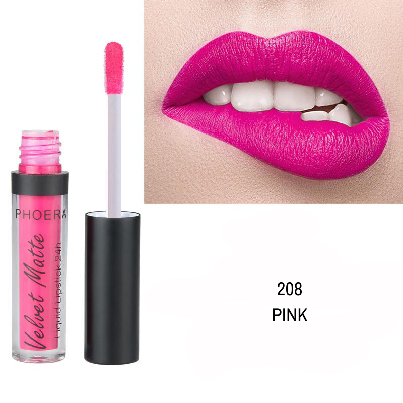 Baton Líquido Velvet Matte 24h - Phoera Makeup Europe