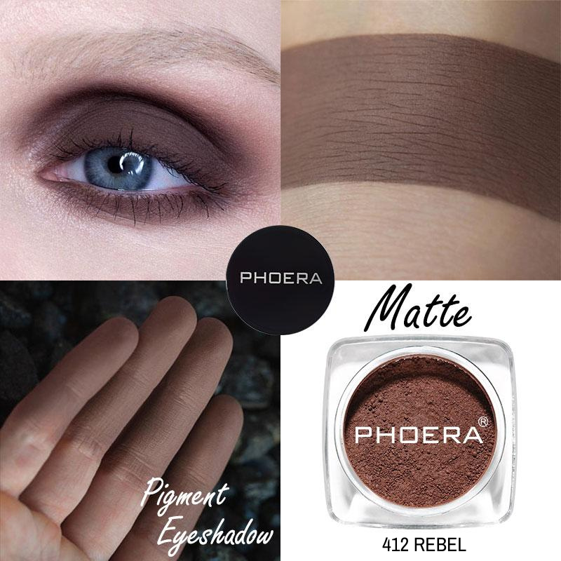 Pigmentos soltos - Mate - Phoera Makeup Europe
