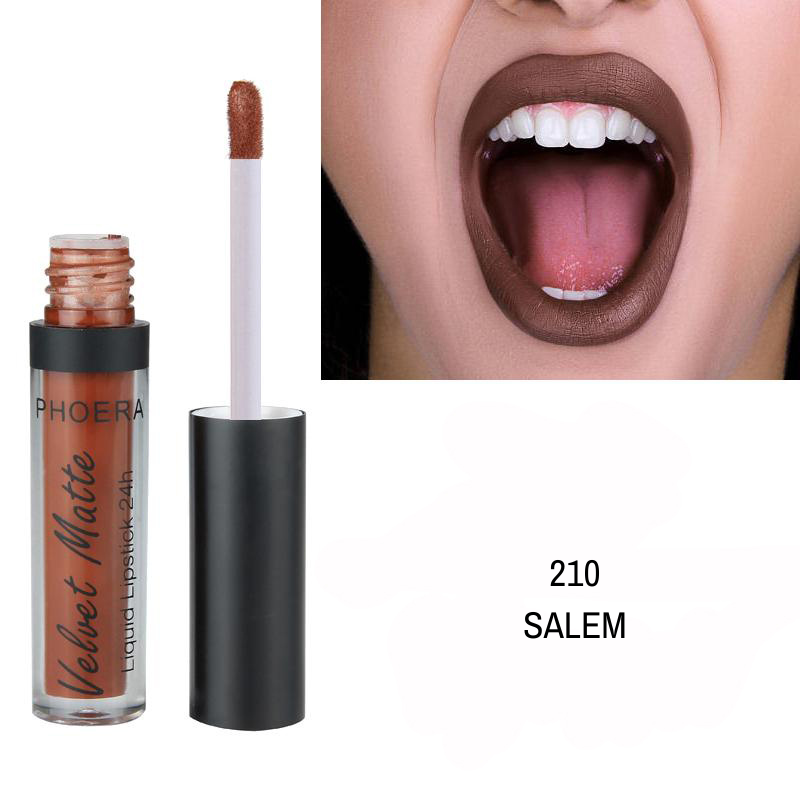 Baton Líquido Velvet Matte 24h - Phoera Makeup Europe