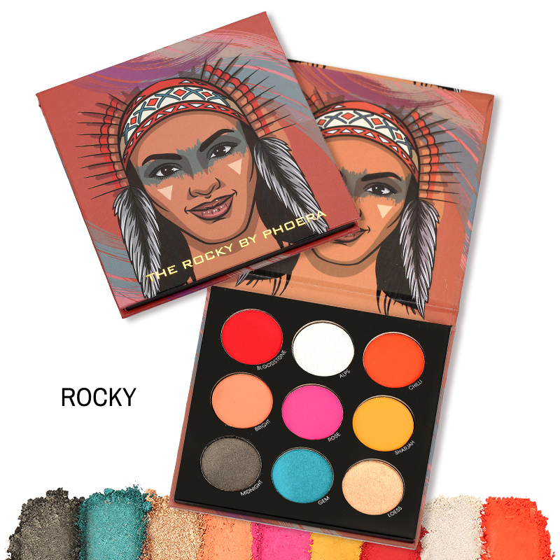 Paletas de 9 Sombras - Phoera Makeup Europe
