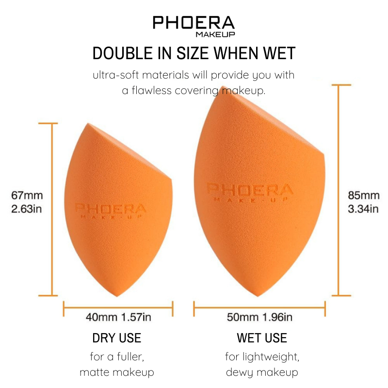 Esponja Makeup Blender - Phoera Makeup Europe