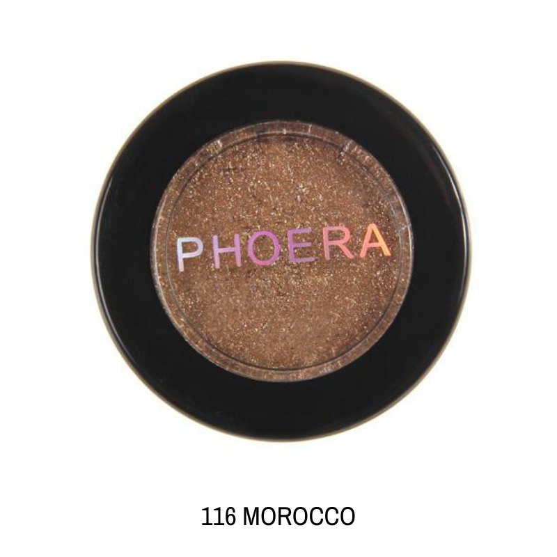 Sombras Individuais Shimmer - Phoera Makeup Europe