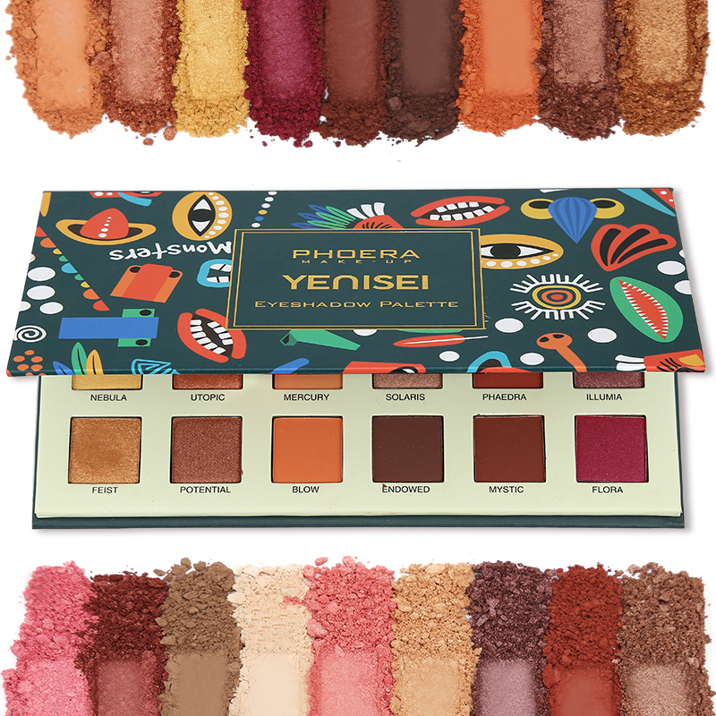 Paletas de 18 Sombras - Phoera Makeup Europe