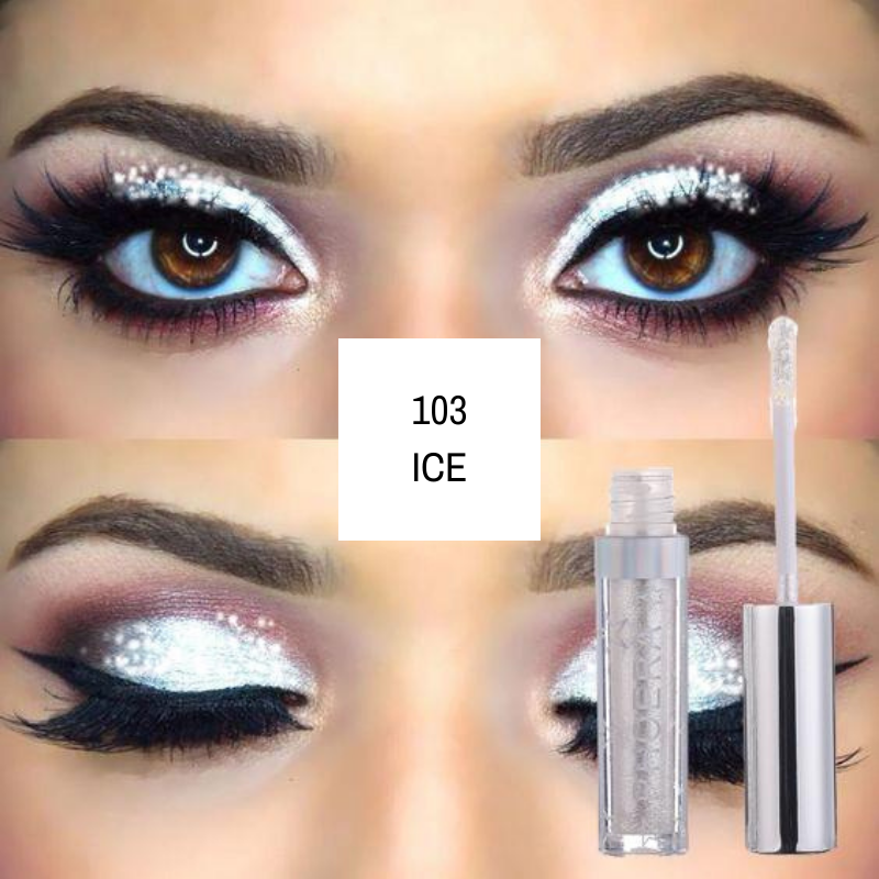 Sombra Líquida - GLITTER & GLOW - Phoera Makeup Europe