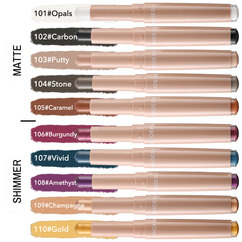 Sombras em Stick - Phoera Makeup Europe
