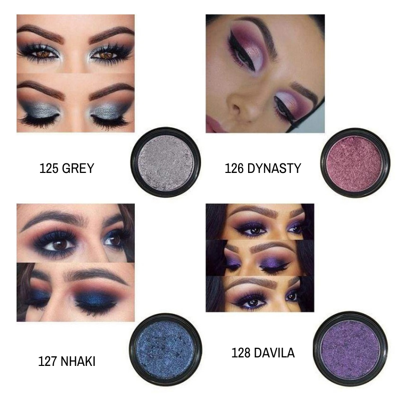 Sombras Individuais Shimmer - Phoera Makeup Europe