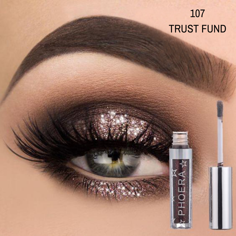 Sombra Líquida - GLITTER & GLOW - Phoera Makeup Europe