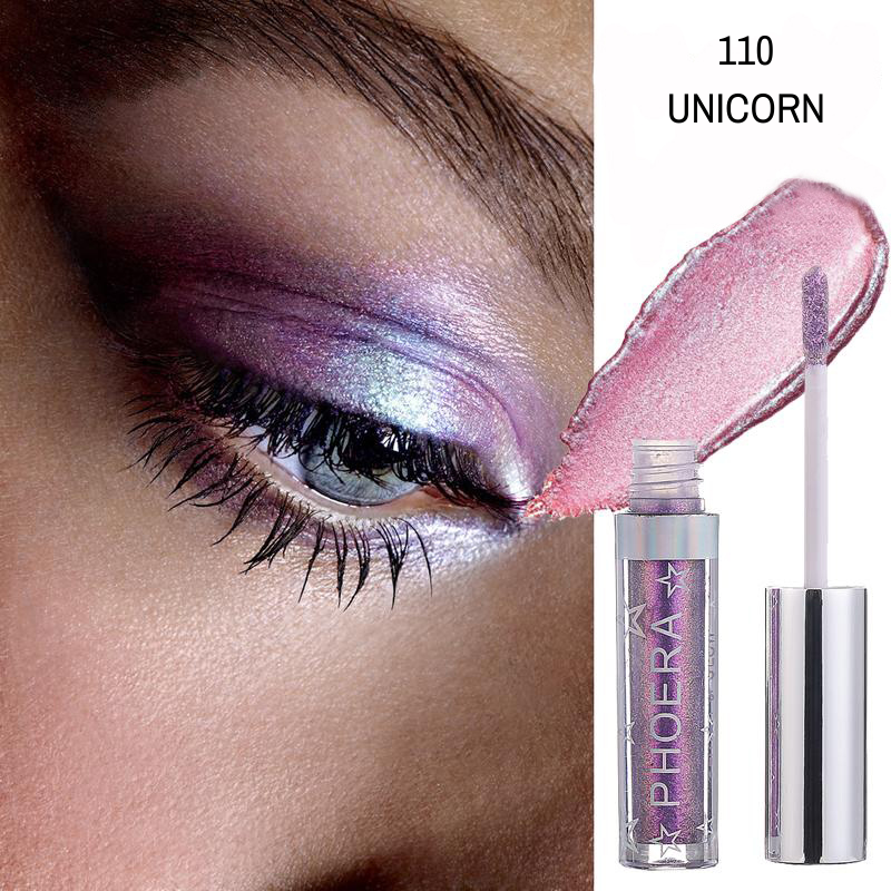 Sombra Líquida - GLITTER & GLOW - Phoera Makeup Europe