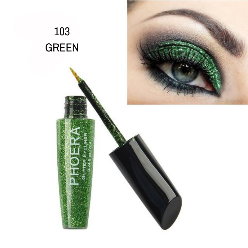 Glitter GLAM Eyeliner - Phoera Makeup Europe