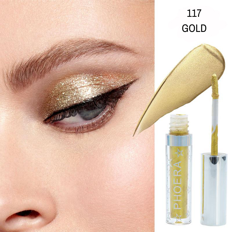 Sombra Líquida - GLITTER & GLOW - Phoera Makeup Europe