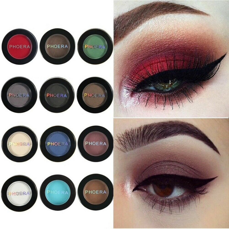 Sombras Individuais Mate - Phoera Makeup Europe