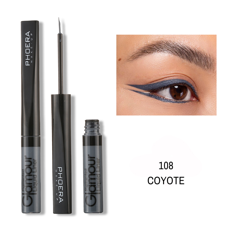 GLAMOUR - Eyeliner Líquido - Phoera Makeup Europe
