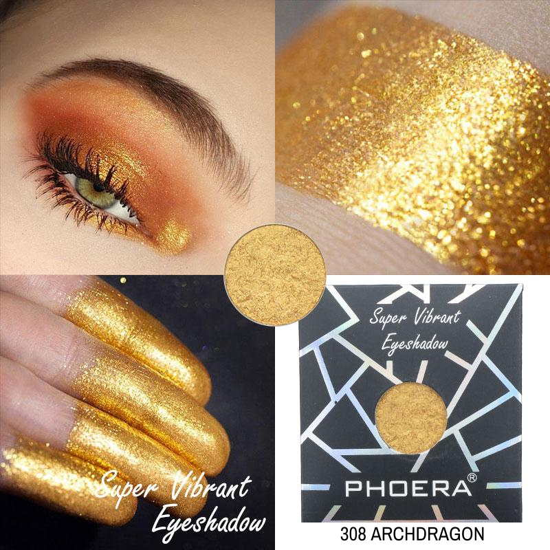 PAL - Sombra Compacta - Shimmer - Phoera Makeup Europe