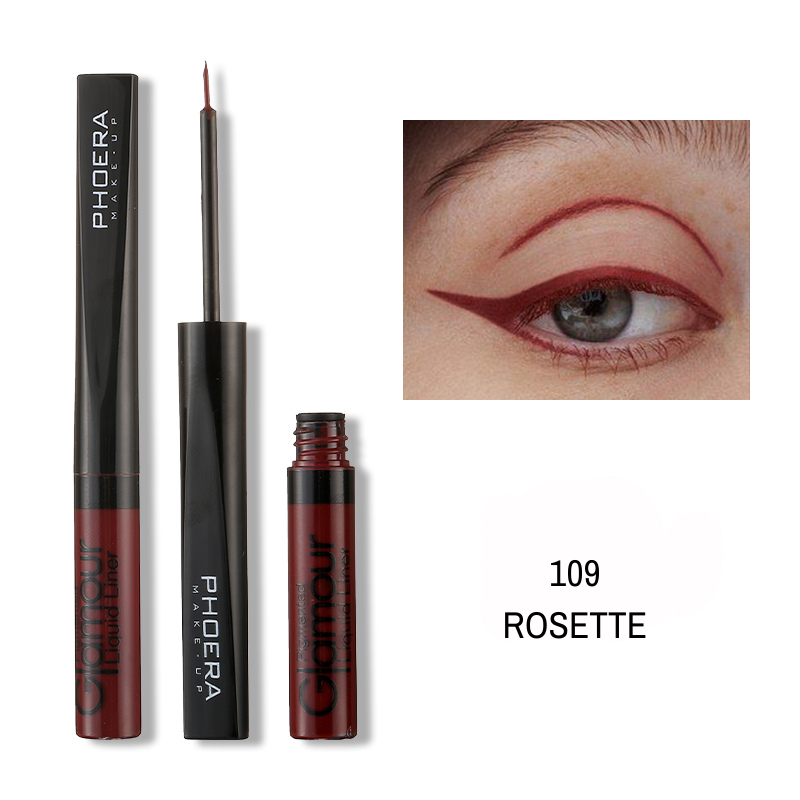 GLAMOUR - Eyeliner Líquido - Phoera Makeup Europe