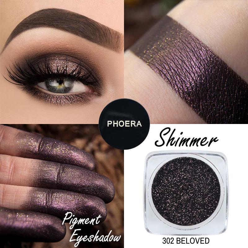 Pigmentos soltos - Shimmer - Phoera Makeup Europe