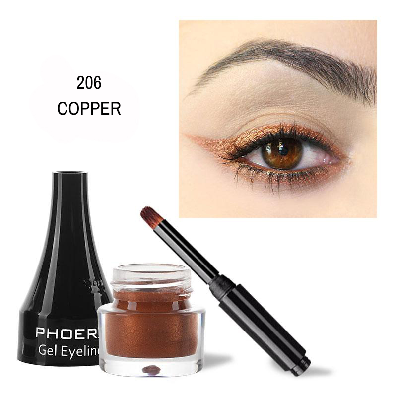 Gel Eyeliner - Phoera Makeup Europe