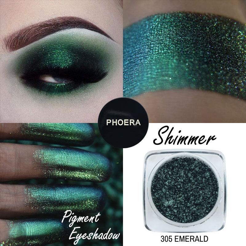 Pigmentos soltos - Shimmer - Phoera Makeup Europe