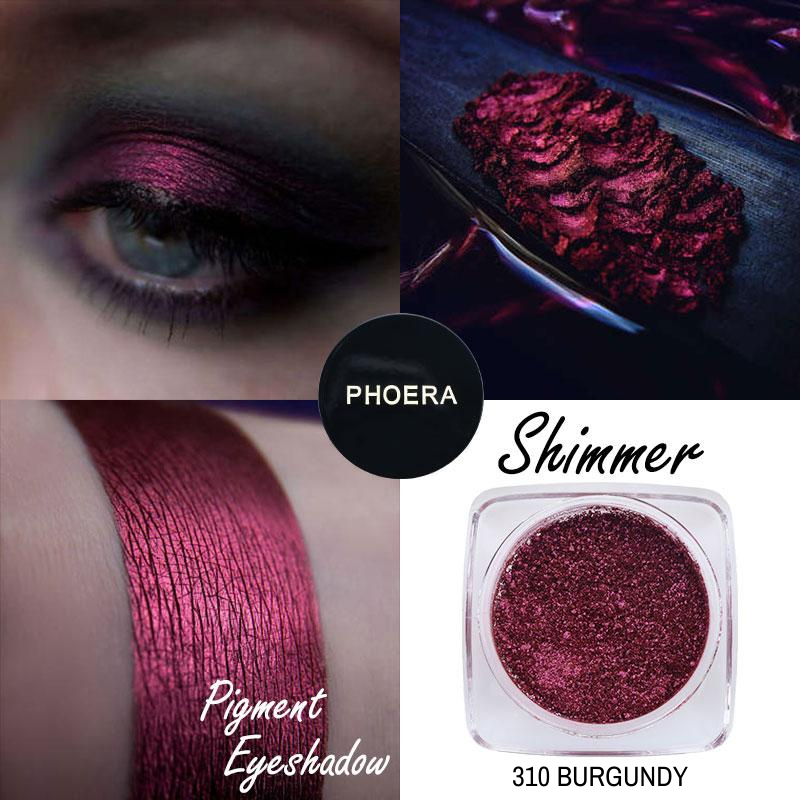 Pigmentos soltos - Shimmer - Phoera Makeup Europe