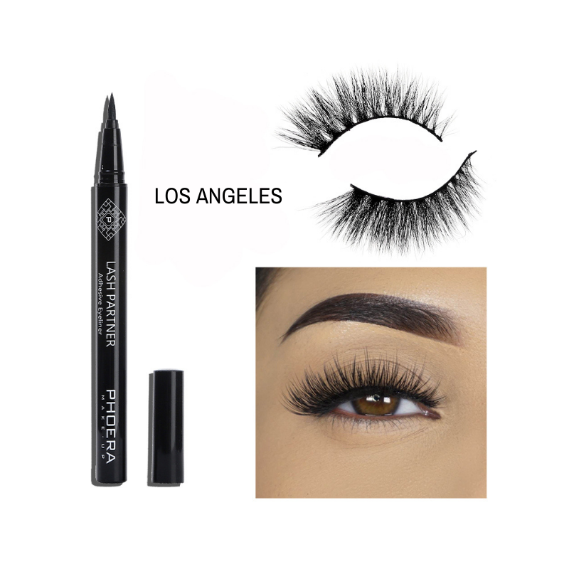 GLAM EXPRESS - Kit de Pestanas + Cola - Phoera Makeup Europe