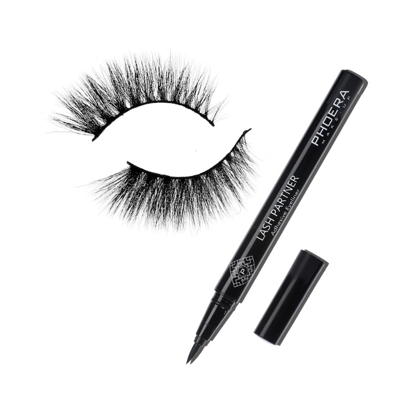 GLAM EXPRESS - Kit de Pestanas + Cola - Phoera Makeup Europe