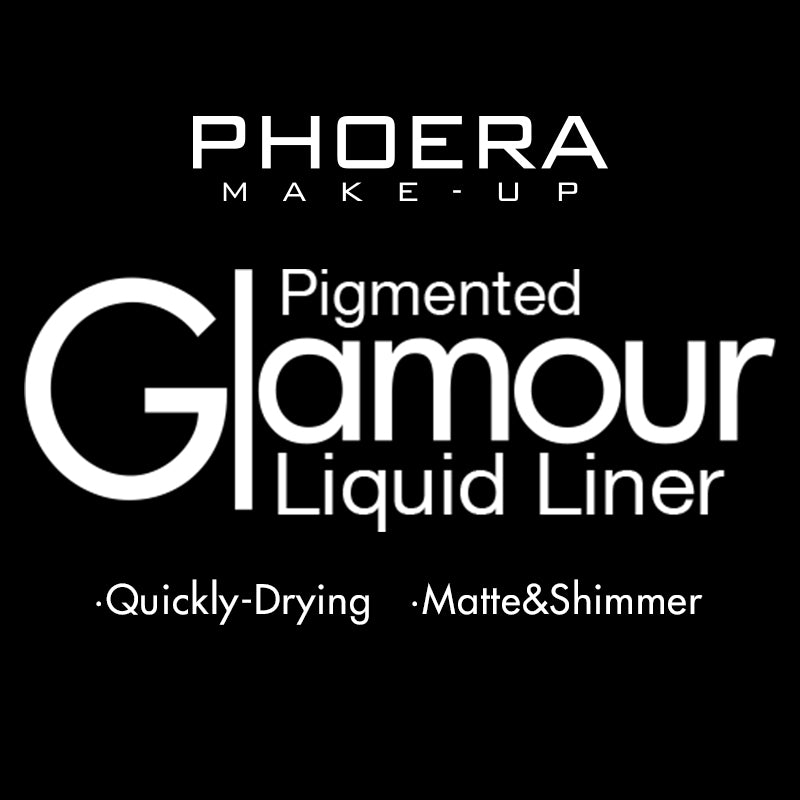 GLAMOUR - Eyeliner Líquido - Phoera Makeup Europe