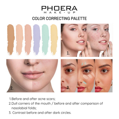 Trucco Phoera  Tavolozza crema per contorni e correzioni – Phoera Makeup  Europe