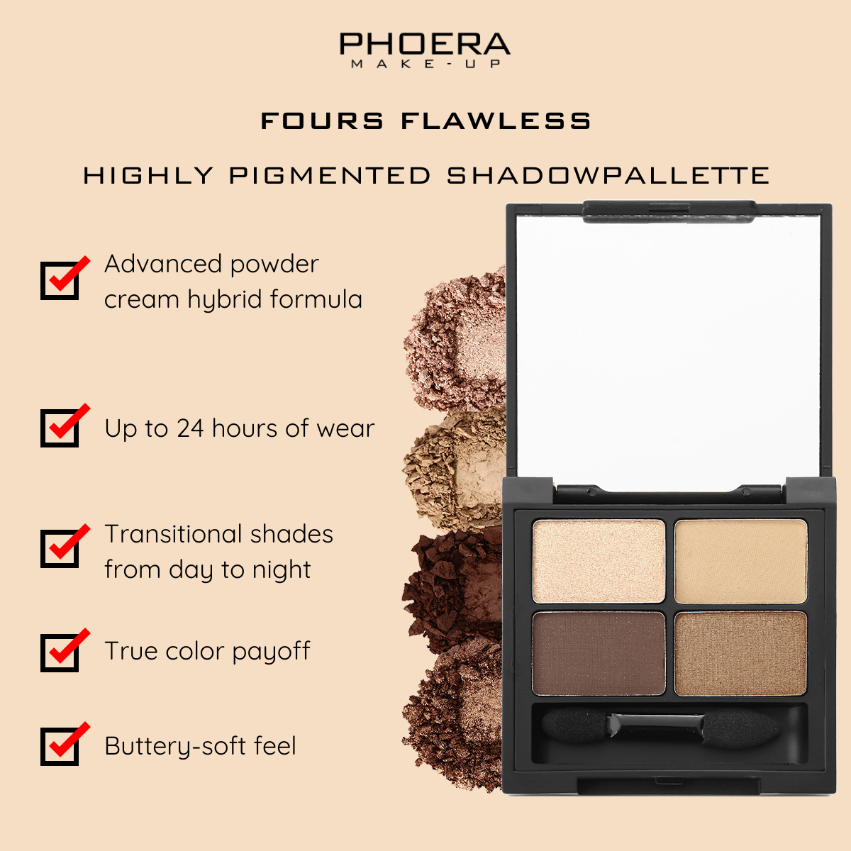 Mini Paleta de Sombras - Four Flawless