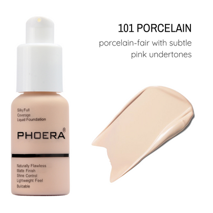 Base Liquid Matte - Phoera Makeup Europe