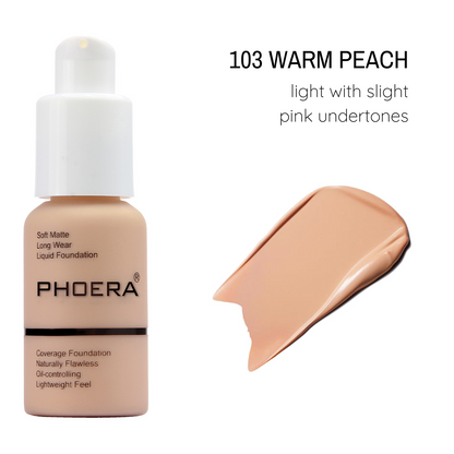 Base Liquid Matte - Phoera Makeup Europe